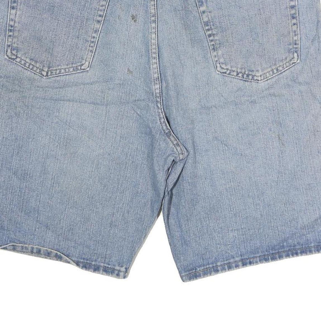 WRANGLER Mens Denim Blue Cotton Shorts XL W38 Casual Workwear Relaxed Fit