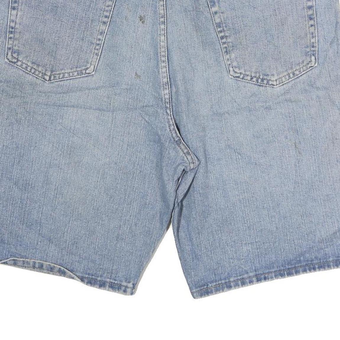 WRANGLER Mens Denim Blue Cotton Shorts XL W38 Casual Workwear Relaxed Fit