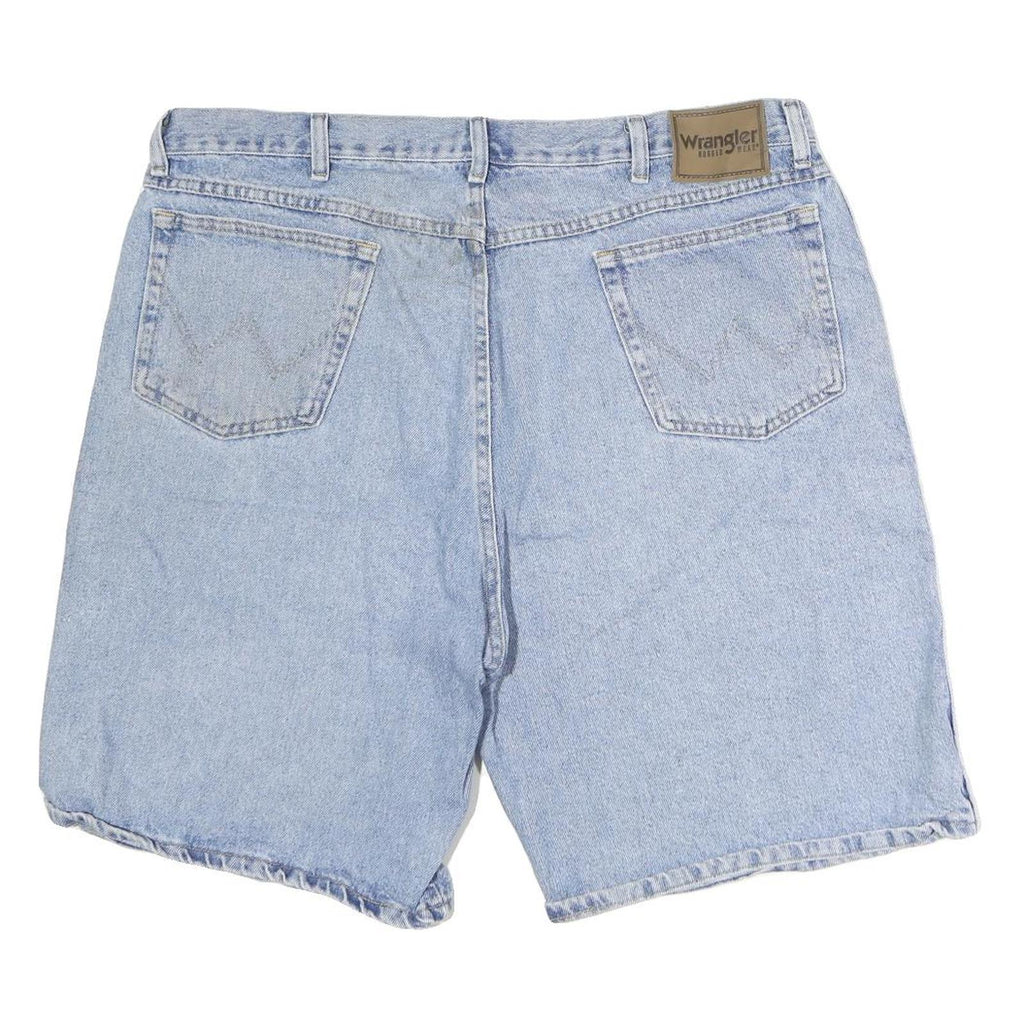 WRANGLER Mens Denim Blue Casual Shorts XL W40 Classic Fit Cotton Summer