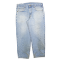 CARHARTT Mens Jeans Blue Relaxed Straight Denim Light W36 L28 Workwear Casual