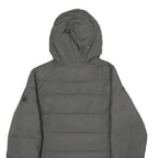 JACK WOLFSKIN Womens Grey Outdoor Jacket M Polyamide Plain Zip Hooded