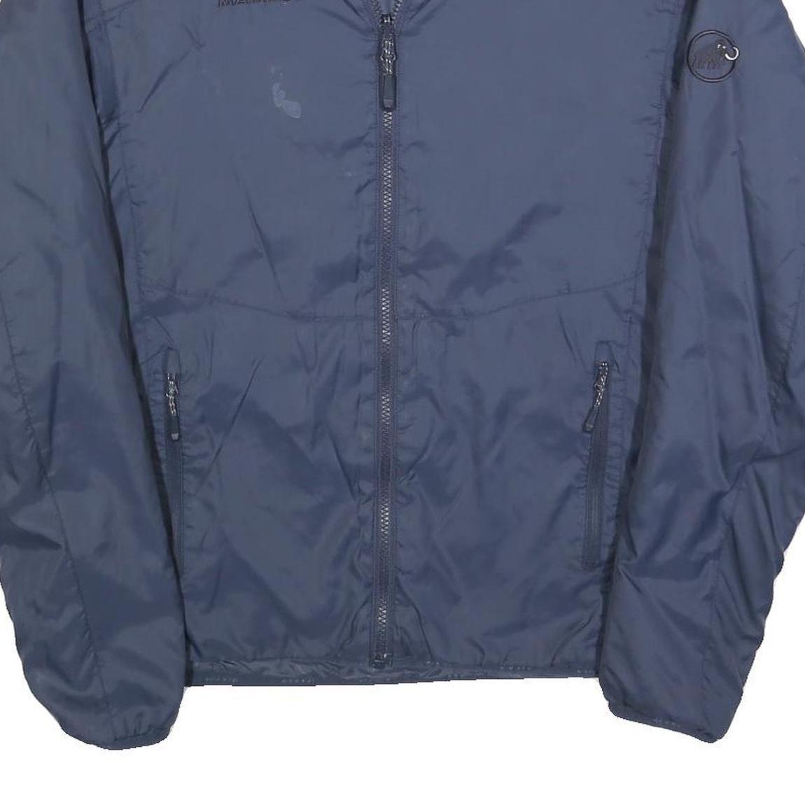 MAMMUT Womens Blue Lightweight Polyester Blend Jacket M Outdoor Zip