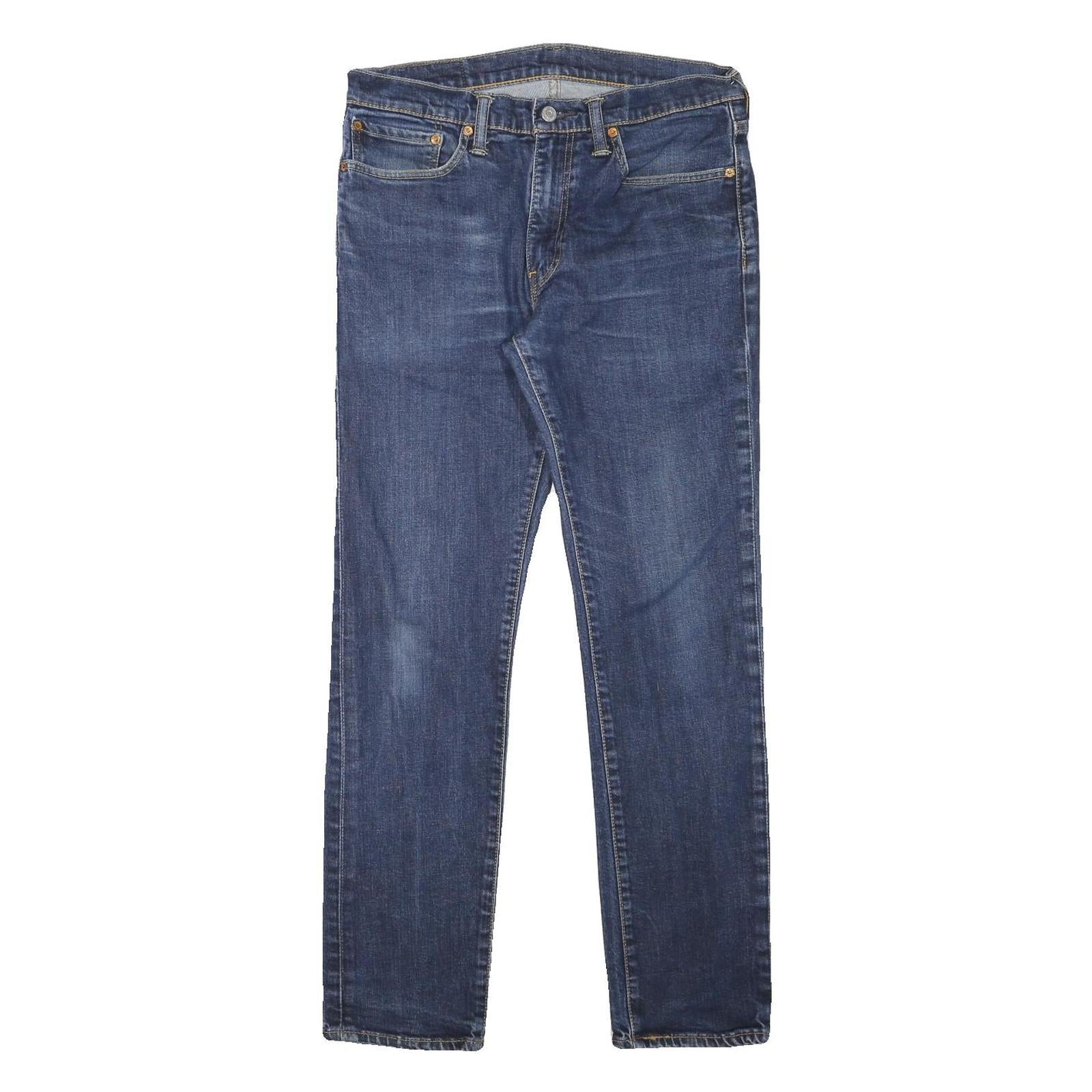 LEVI'S 511 Mens Jeans Blue Slim Skinny Denim Medium W32 L30 Stylish Zip