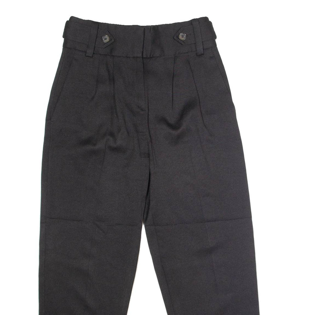 REISS Womens Trousers Black Regular Straight Viscose W26 L26