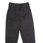 REISS Womens Trousers Black Regular Straight Viscose W26 L26