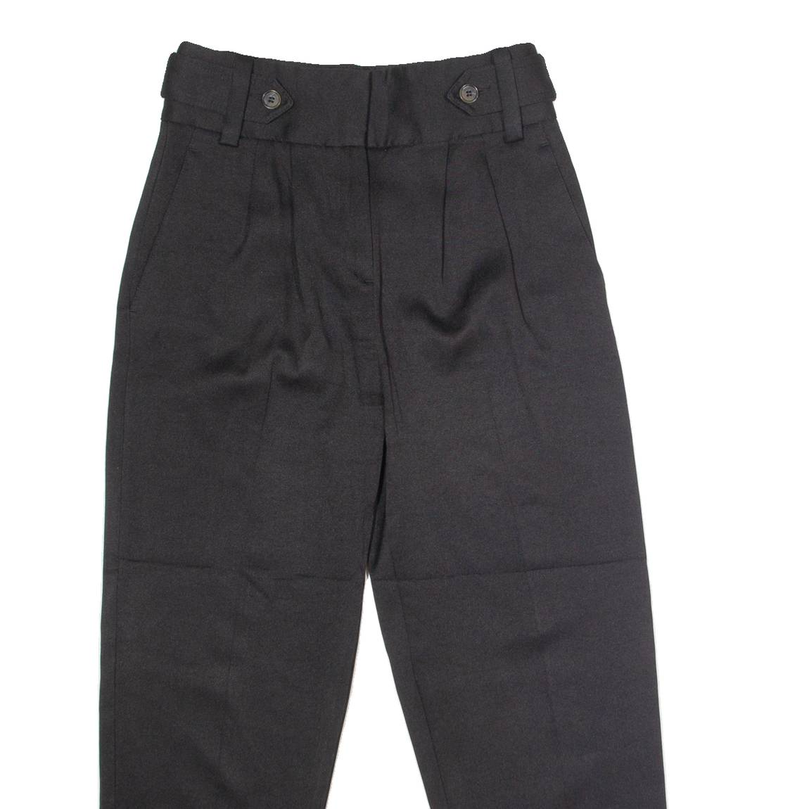 REISS Womens Trousers Black Regular Straight Viscose W26 L26