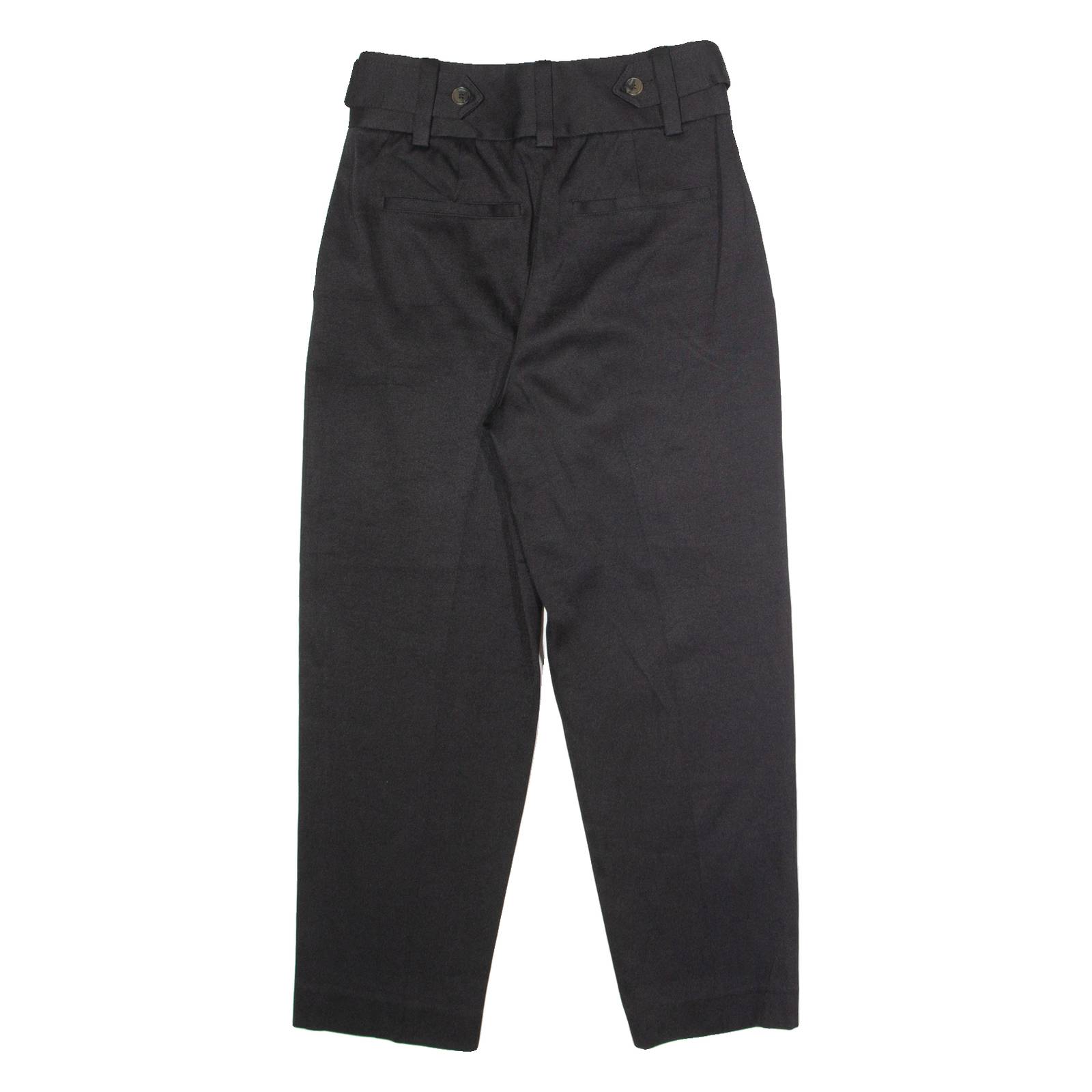 REISS Womens Trousers Black Regular Straight Viscose W26 L26
