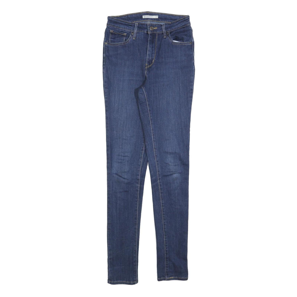 LEVI'S 721 Womens Jeans Blue Slim Skinny Denim Medium W27 L32 Stretch Cotton