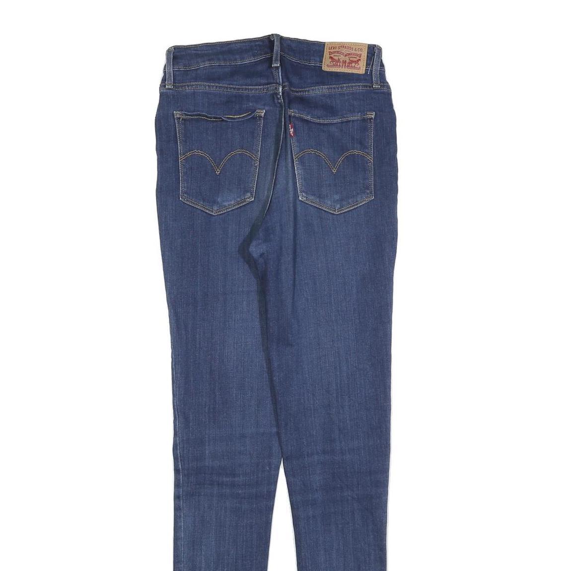 LEVI'S 721 Womens Jeans Blue Slim Skinny Denim Medium W27 L32 Stretch Cotton