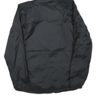 NIKE Mens Black Sports Logo Zip Jacket M Polyester Blend Lightweight Hooded