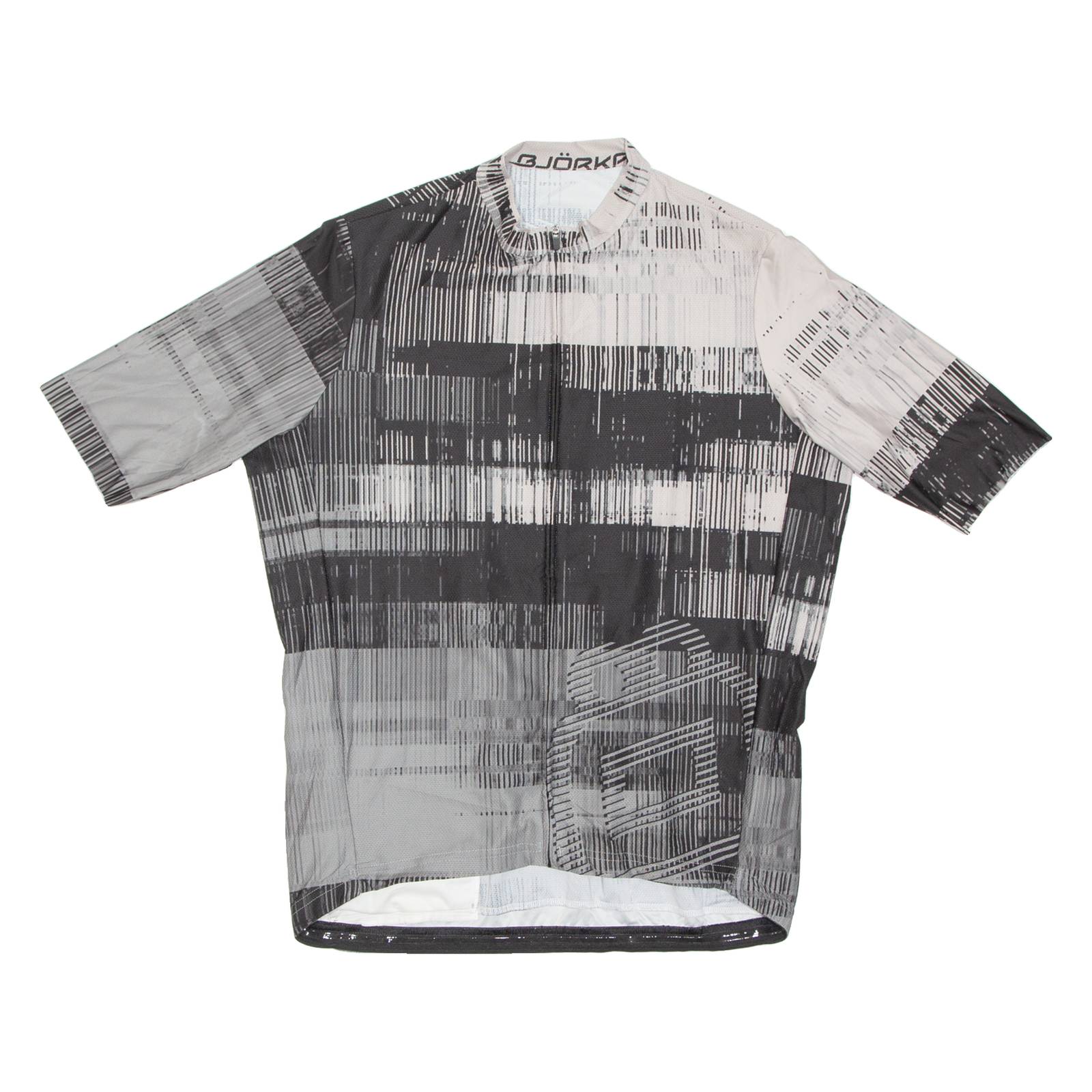 Cycling Mens Jersey Grey Full Zip XL