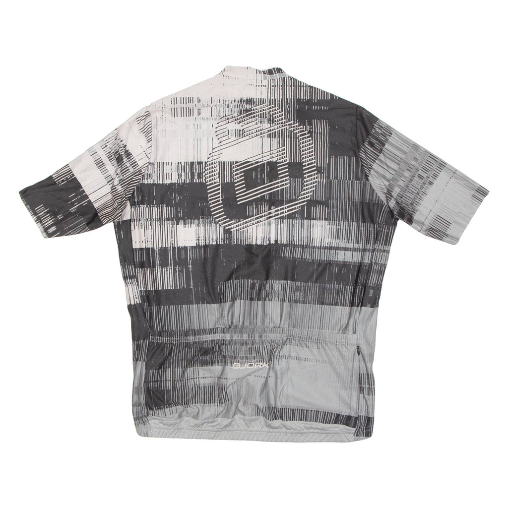 Cycling Mens Jersey Grey Full Zip XL