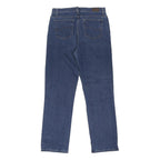 LEE Womens Regular Fit Straight Leg Denim Medium Blue Jeans W32 L32 Button