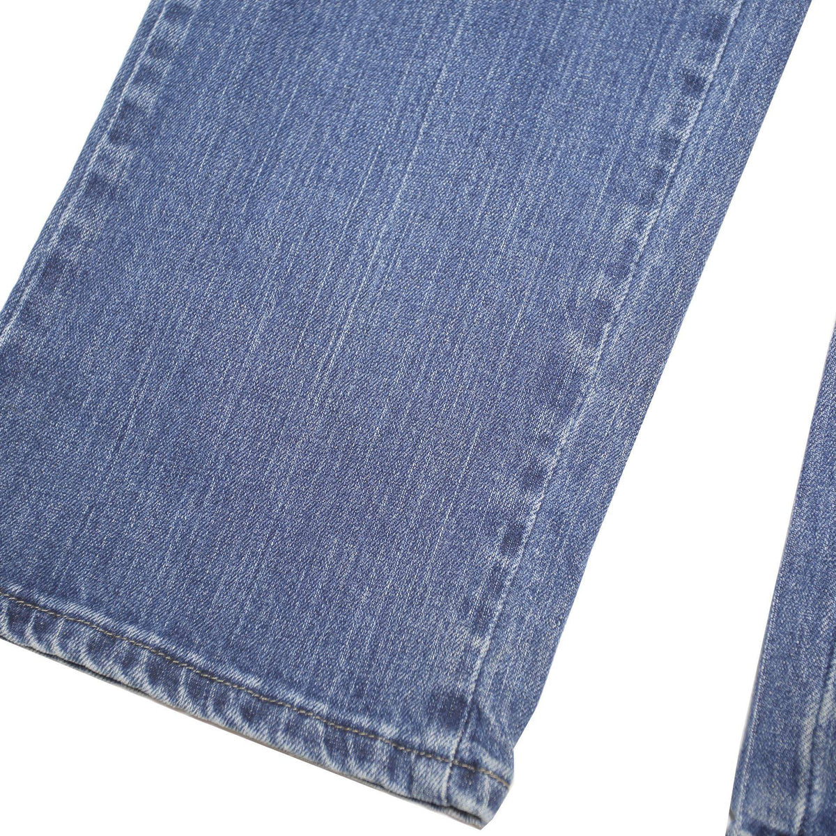 LEE Womens Regular Fit Straight Leg Denim Medium Blue Jeans W32 L32 Button