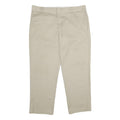 DICKIES Mens Classic Beige Workwear Trousers W40 L30 Zip Closure Casual