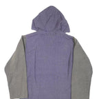 CHOTA INDIA Womens Green & Purple Hooded Zip Cotton Blend Jacket M Ethnic Print