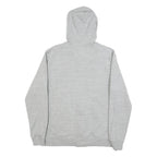 ADIDAS Mens Grey Zip Up Hoodie M Cotton Blend Casual Sportswear
