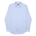 TOMMY HILFIGER Mens Blue Shirt M Classic Cotton Formal Long Sleeve Button