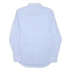 TOMMY HILFIGER Mens Blue Shirt M Classic Cotton Formal Long Sleeve Button