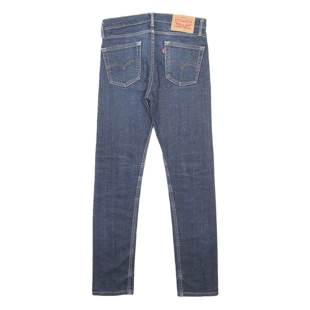 LEVI'S 510 Mens Jeans Blue Slim Skinny Denim Medium W30 L29 Zip Closure