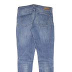 LEVI'S Womens Slim Blue Denim Cotton Blend Slim Jeans W28 L28 Classic Fit