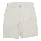 CARHARTT Mens Shorts Beige Casual L W34 Workwear Sturdy Cotton