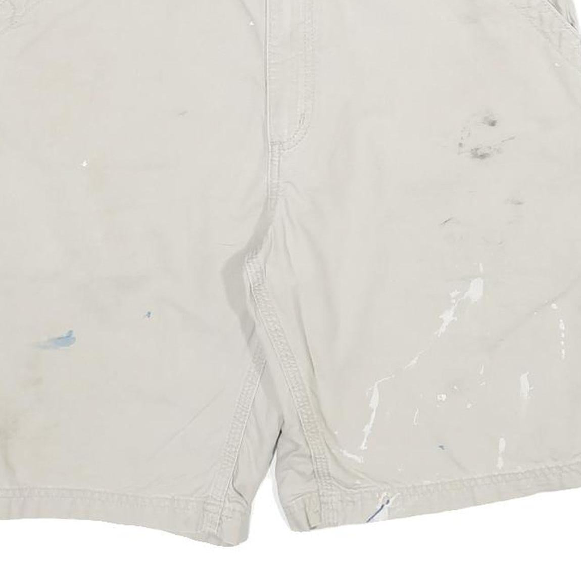 CARHARTT Mens Shorts Beige Casual L W34 Workwear Sturdy Cotton