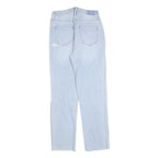 HOLLISTER Womens Regular Fit Blue Denim Button Closure Jeans W26 L27 Patch