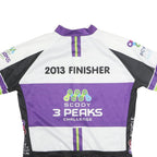 SCODY Mens Black & Purple 3 Peaks Challenge T-Shirt XL Short Sleeve Crew Neck