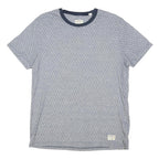 JACK WILLS Mens Blue Crew Neck Short Sleeve Graphic T-Shirt L