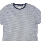 JACK WILLS Mens Blue Crew Neck Short Sleeve Graphic T-Shirt L