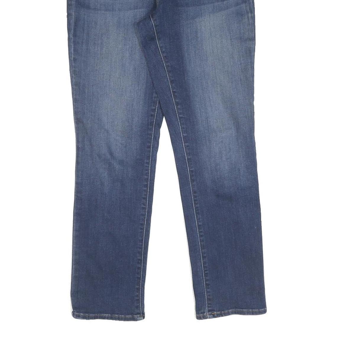 LEVI'S Womens Slim Blue Denim Medium Wash Jeans W28 L28 Stylish Zip Closure