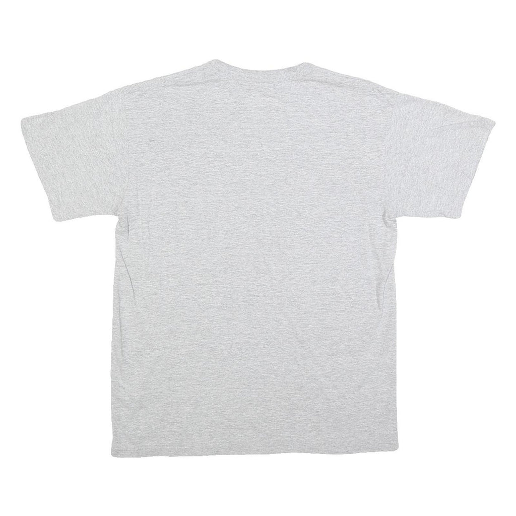 J AMERICA Womens Grey Michigan Graphic T-Shirt M Short Sleeve Crew Neck Cotton