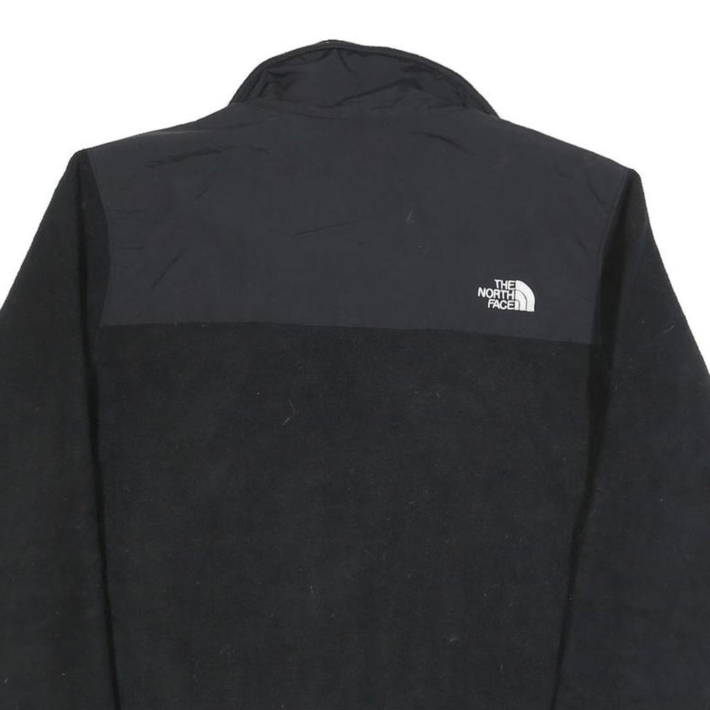 THE NORTH FACE Mens Black & Black Jacket S Polyester Blend Fleece Zip Up Outdoor