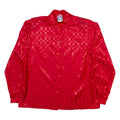 YESSICA Mens Shirt Red Check Long Sleeve M