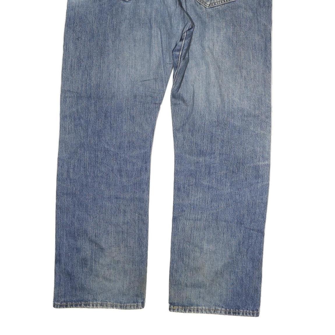 LEVI'S 501 Mens Jeans Blue Regular Straight Denim Medium W38 L30 Classic Button