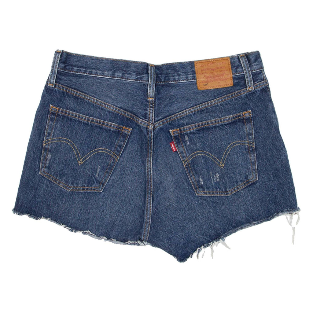 LEVI'S 501 BIG E Womens Denim Shorts Blue Relaxed M W29