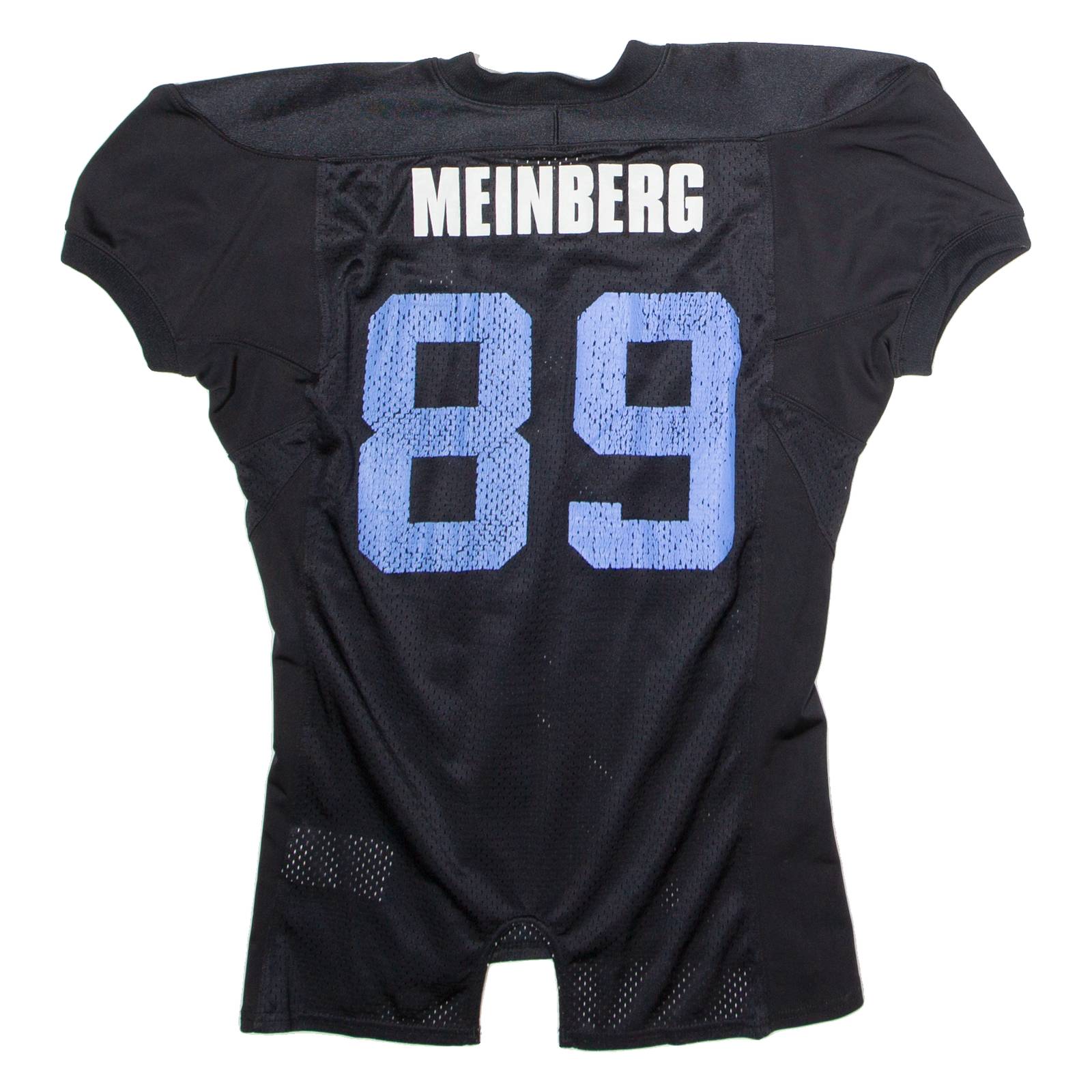 NIKE Helena Football #89 Meinberg Mens Jersey Black USA V-Neck Nylon L