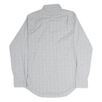 POLO RALPH LAUREN Mens Grey Check Shirt M Long Sleeve Button Collar Classic Fit