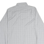 POLO RALPH LAUREN Mens Grey Check Shirt M Long Sleeve Button Collar Classic Fit