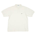 CROCODILE INTERNATIONAL Mens Polo Shirt Cream 2XL