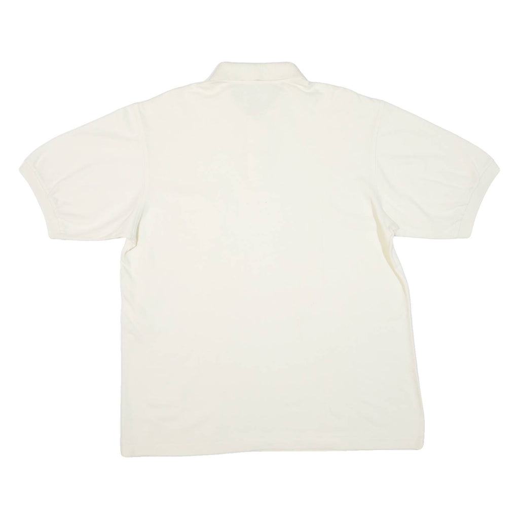 CROCODILE INTERNATIONAL Mens Polo Shirt Cream 2XL