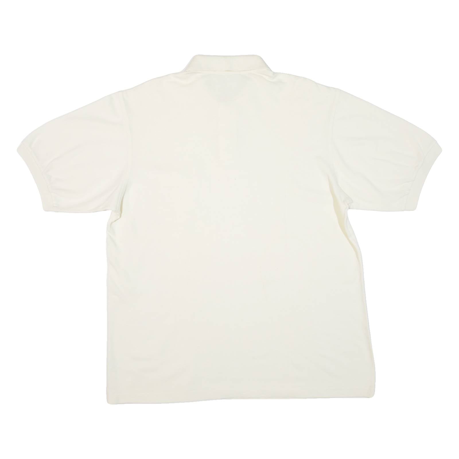 CROCODILE INTERNATIONAL Mens Polo Shirt Cream 2XL