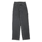 Womens Regular Fit Black Denim Cotton Blend Jeans W26 L33 Casual Everyday Wear
