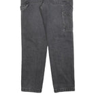 RESET Womens Regular Grey Denim Jeans W28 L28 Workwear Cotton Blend Zip