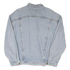 LEE Mens Blue Denim Jacket XL Cotton Blend Button Closure Classic Fit Casual