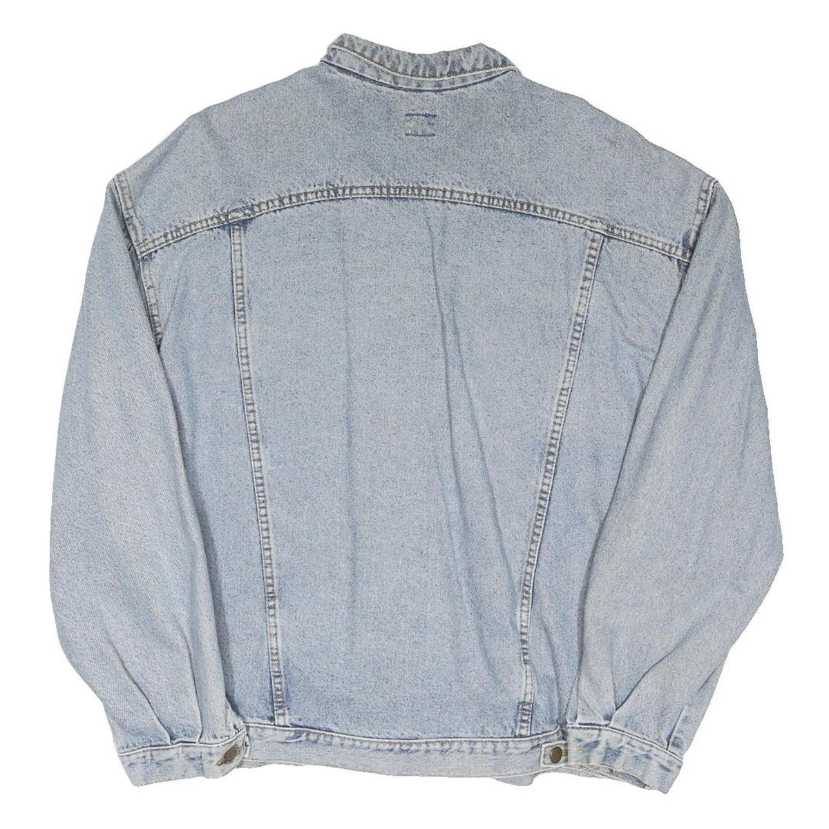 LEE Mens Blue Denim Jacket XL Cotton Blend Button Closure Classic Fit Casual