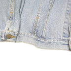 LEE Mens Blue Denim Jacket XL Cotton Blend Button Closure Classic Fit Casual