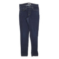 LEVI'S 711 Womens Jeans Blue Slim Skinny Denim Medium W28 L30 Zip Casual Stylish