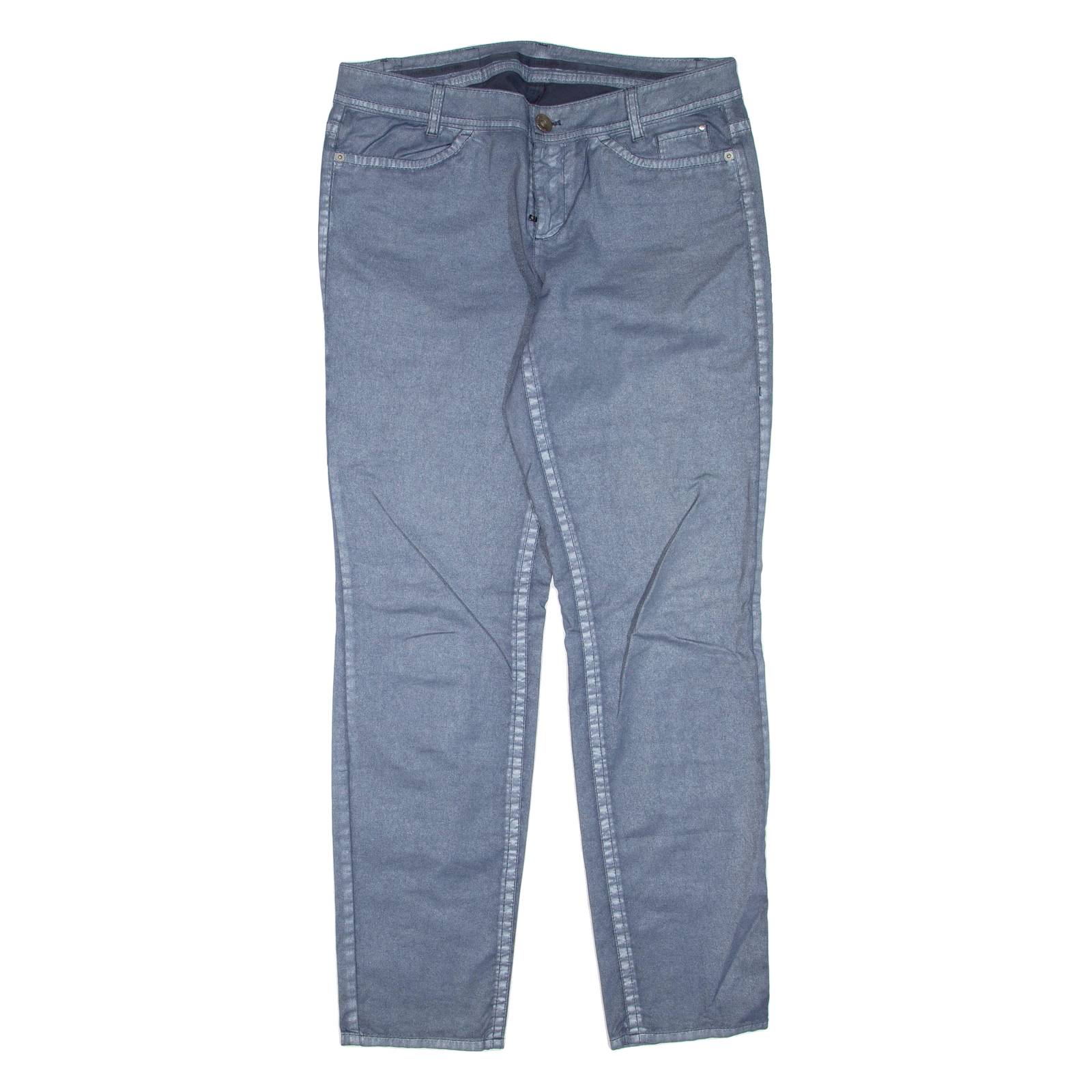 MARC CAIN Womens Trousers Blue Regular Skinny W32 L31